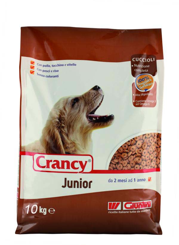 Cibo Giuntini Per Cuccioli Crancy Junior 10 Kg 1980
