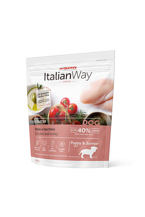 ItalianWay Junior Starter mini - Pollo e tacchino (6x800gr)