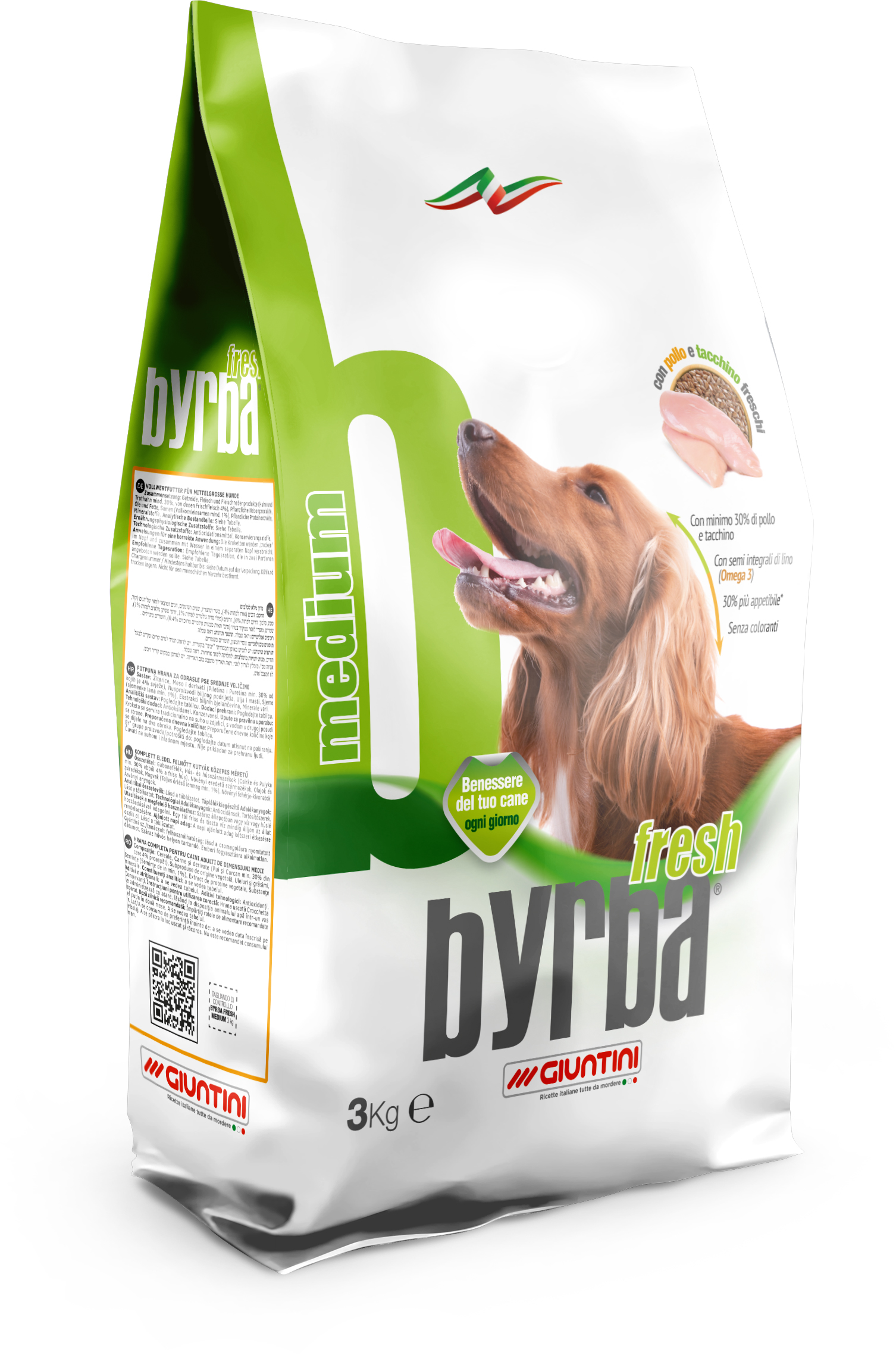 Byrba Fresh Medium (3kg x 4 pz)