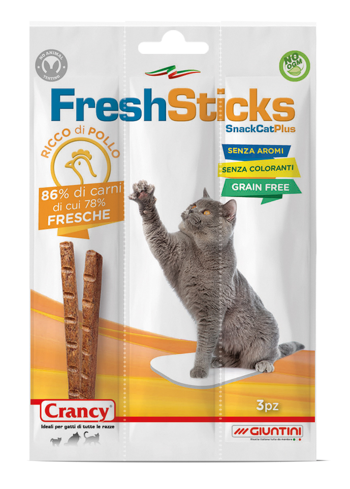 Crancy Fresh Sticks pollo - snack gatti (1 conf. 30 pz)