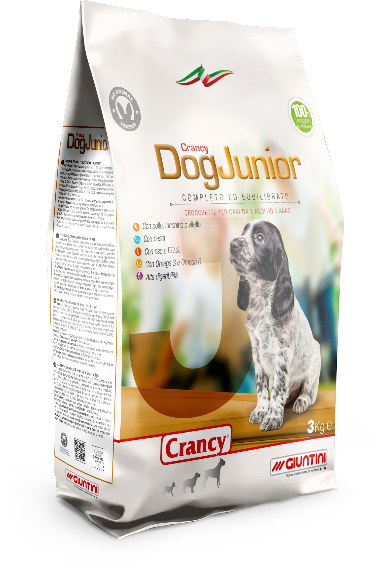 Dog Cuccioli - Crancy Junior (3kgx4pz)