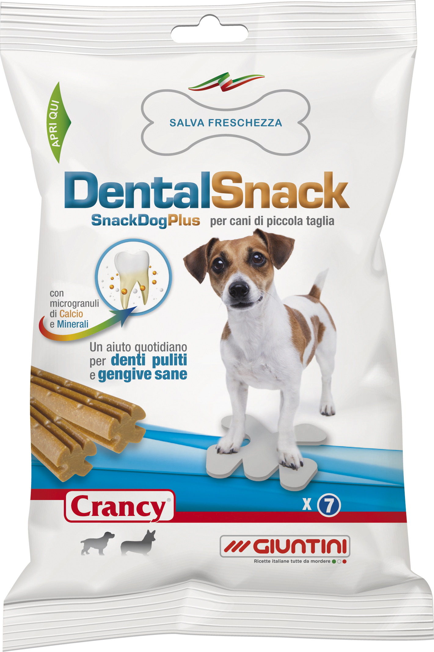 Crancy Dental Snack per cani di piccola taglia (1 x 25 bustine