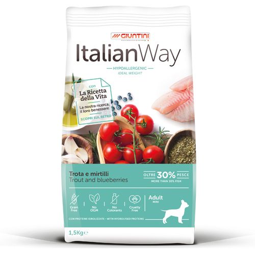 ItalianWay Dog Mini Hypo Idealweight Trota (4x1,5kg)